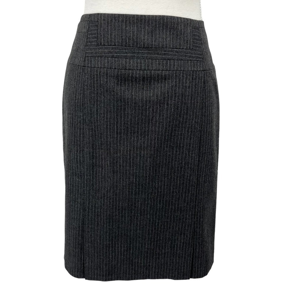 Antonio Melani Pencil Skirt Gray Pinstripe Business Casual 8‎